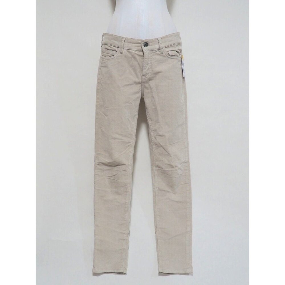 MiH Light Gray "Flax" Velvet Skinny Pants, Size 28